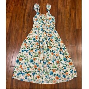 Floral Sleeveless Dress - Multicolor